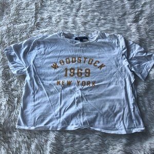 Woodstock cropped t-shirt
